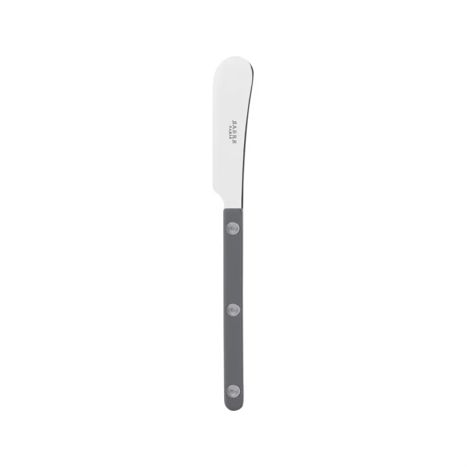 Bistrot Shiny Dark Grey Butter Spreader 5.5"