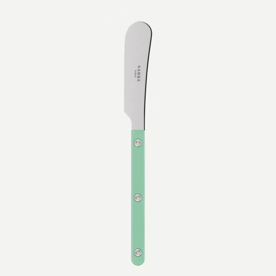 Bistrot Solid Pastel Green Butter Spreader 5"1/2
