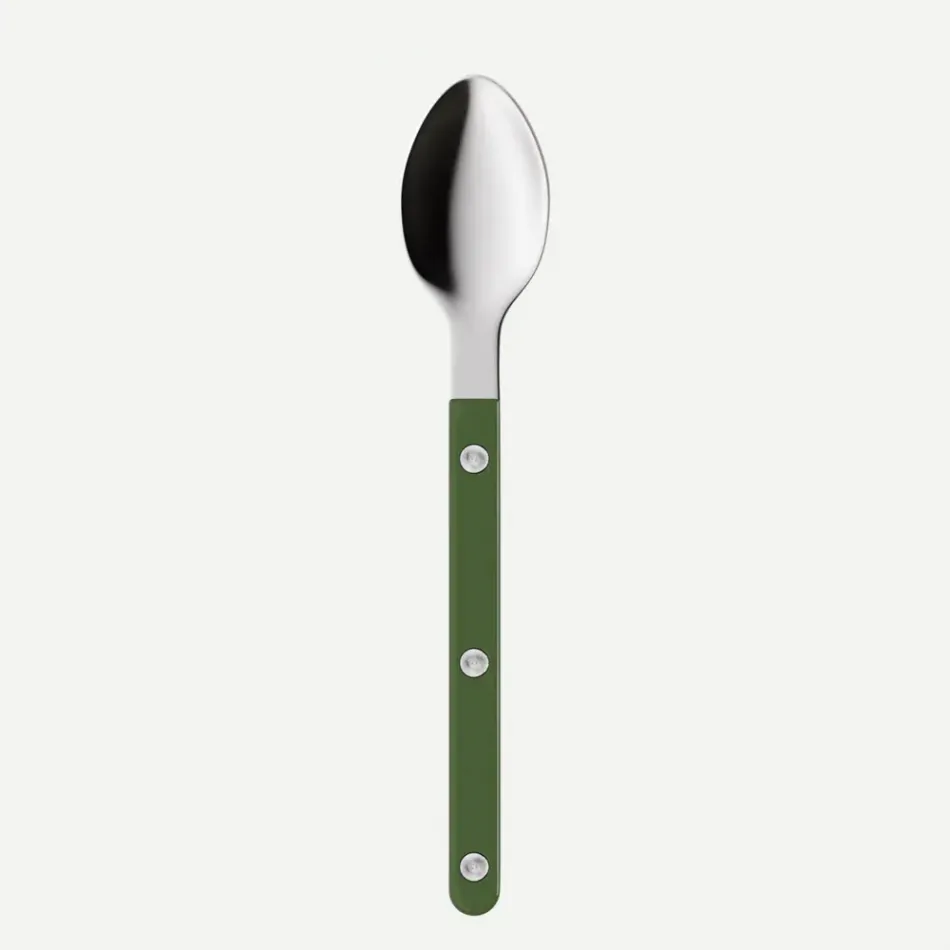 Bistrot Solid Green Espresso Spoon 4"5/16