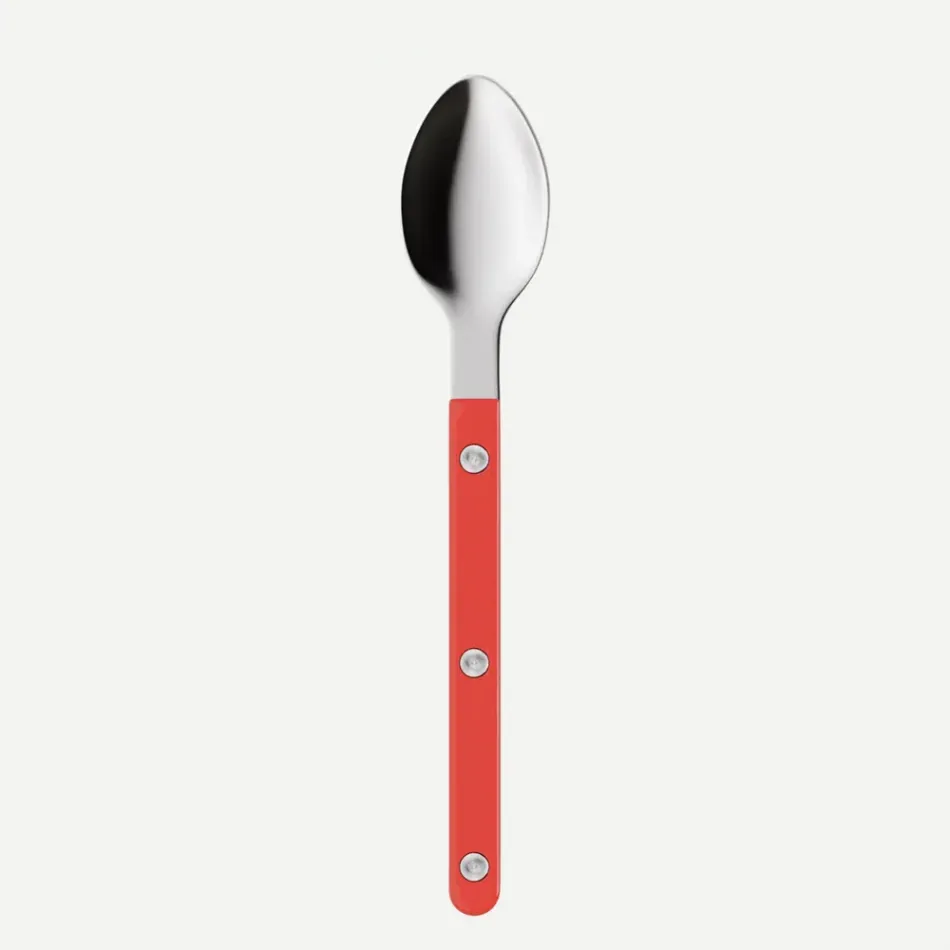 Bistrot Solid Red Espresso Spoon 4"5/16