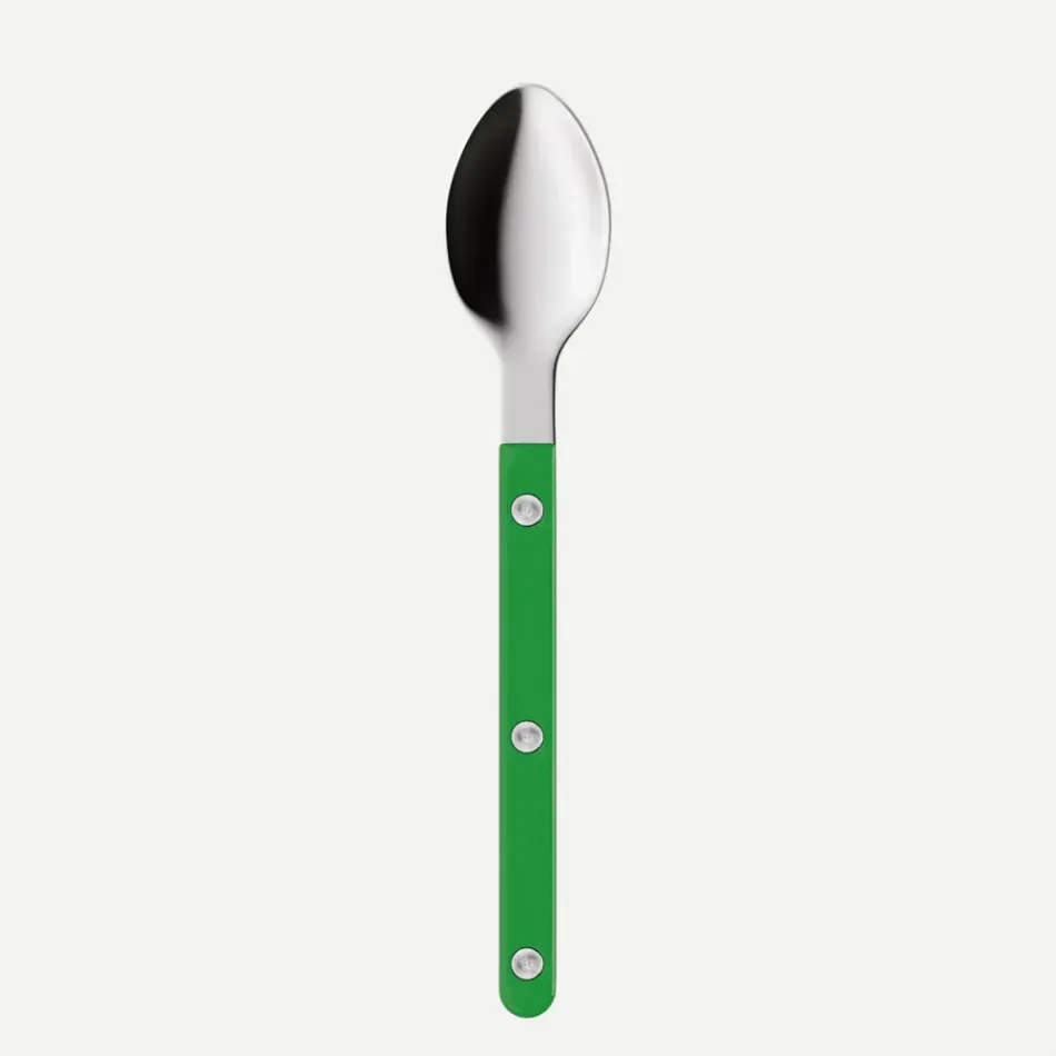 Bistrot Solid Garden Green Espresso Spoon 4"5/16