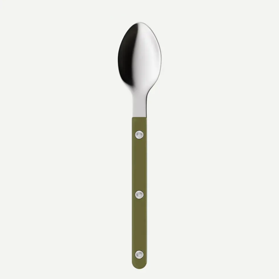 Bistrot Solid Green Fern Espresso Spoon 4"5/16