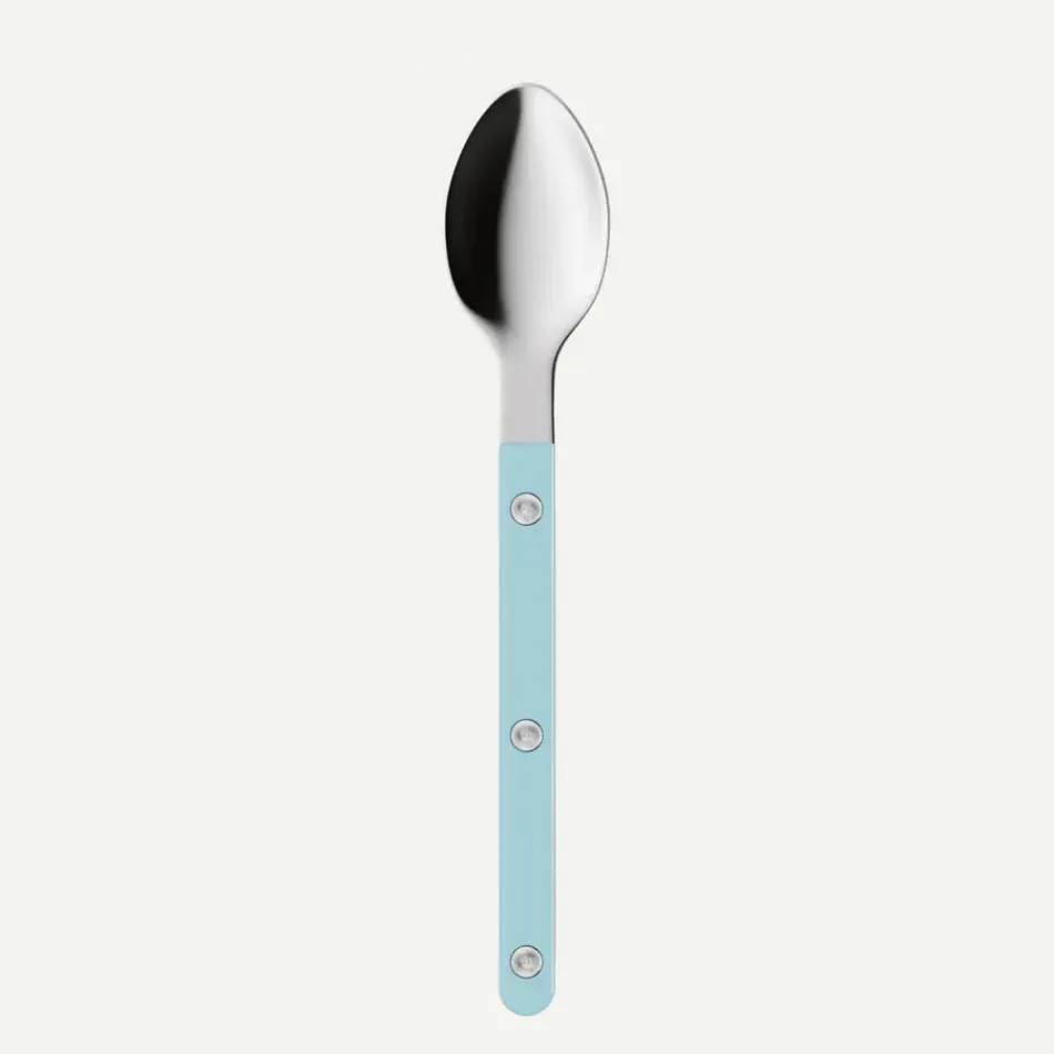 Bistrot Solid Pastel Blue Espresso Spoon 4"5/16