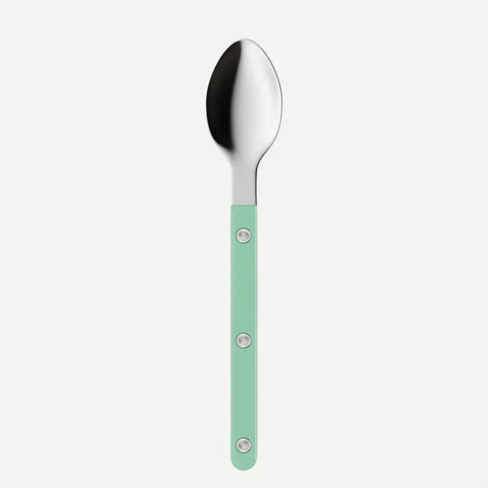 Bistrot Solid Pastel Green Espresso Spoon 4"5/16