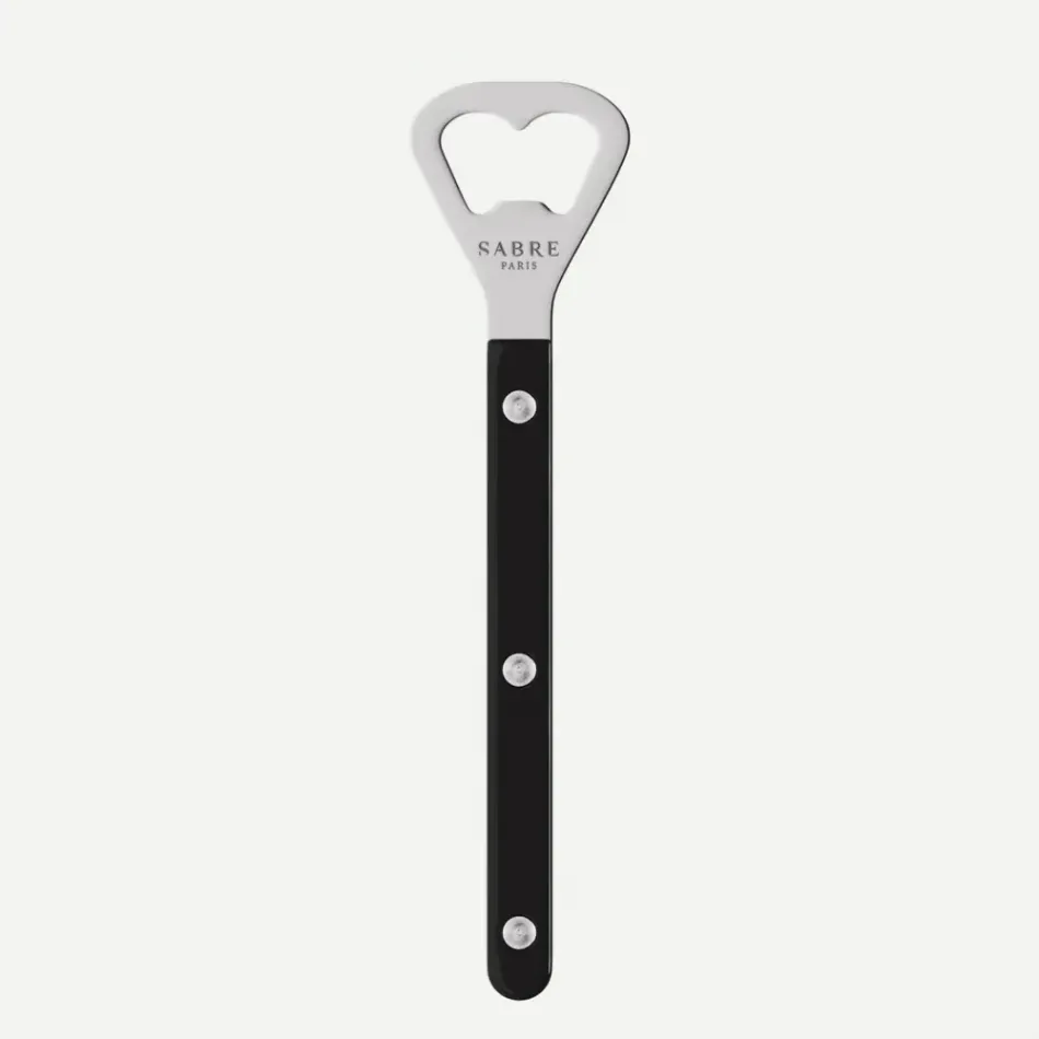 Bistrot Solid Black Bottle Opener 6"1/4