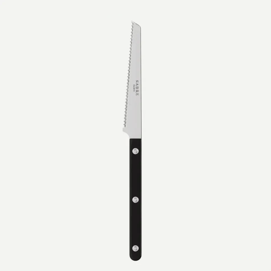 Bistrot Solid Black Tomato Knife 8"1/2