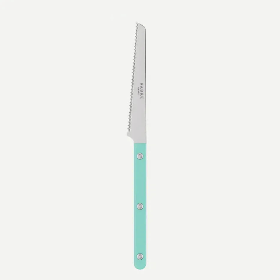 Bistrot Solid Turquoise Tomato Knife 8"1/2