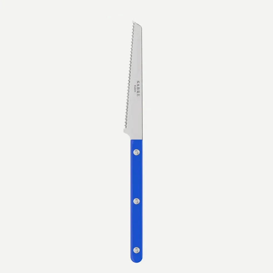 Bistrot Solid Lapis Blue Tomato Knife 8"1/2