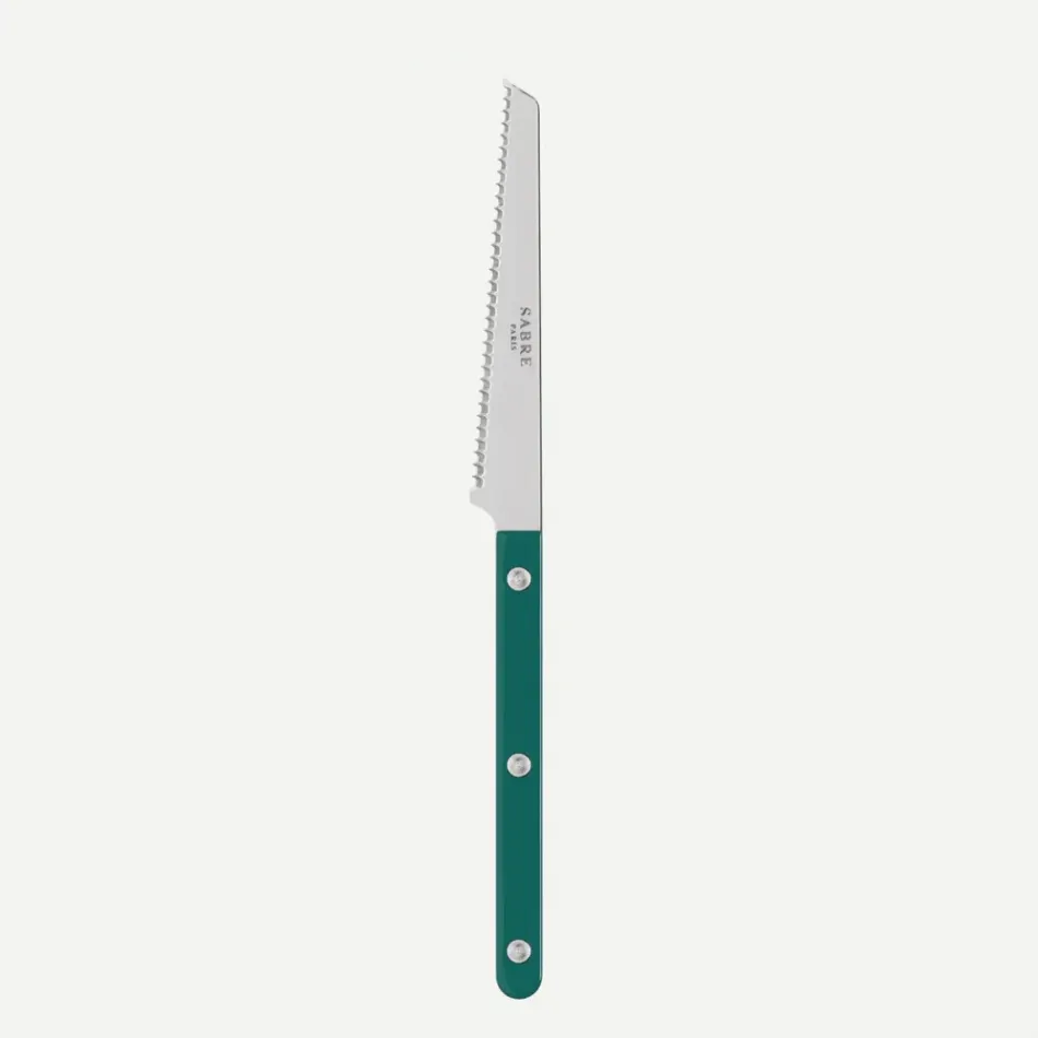 Bistrot Shiny Aquamarine Tomato Knife 8.5"