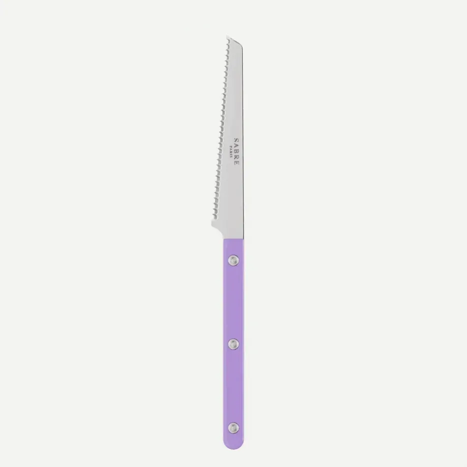 Bistrot Solid Purple Tomato Knife 8"1/2
