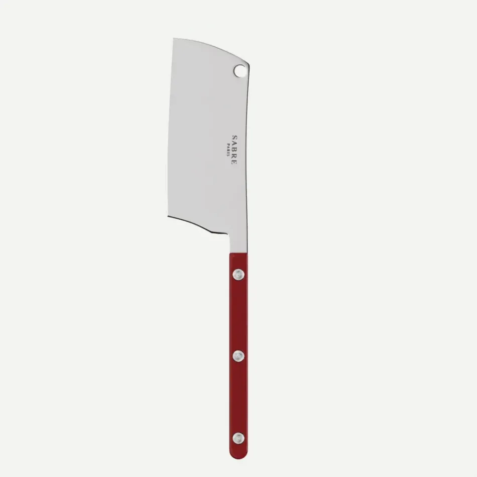 Bistrot Solid Burgundy Cheese Cleaver 8"