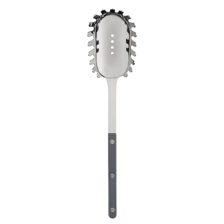 Bistrot Shiny Dark Grey Spaghetti Spoon 11.5"