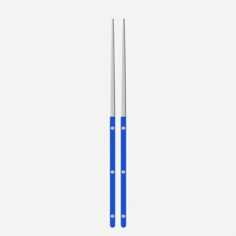 Bistrot Solid Lapis Blue Pair Of Chopsticks 9"