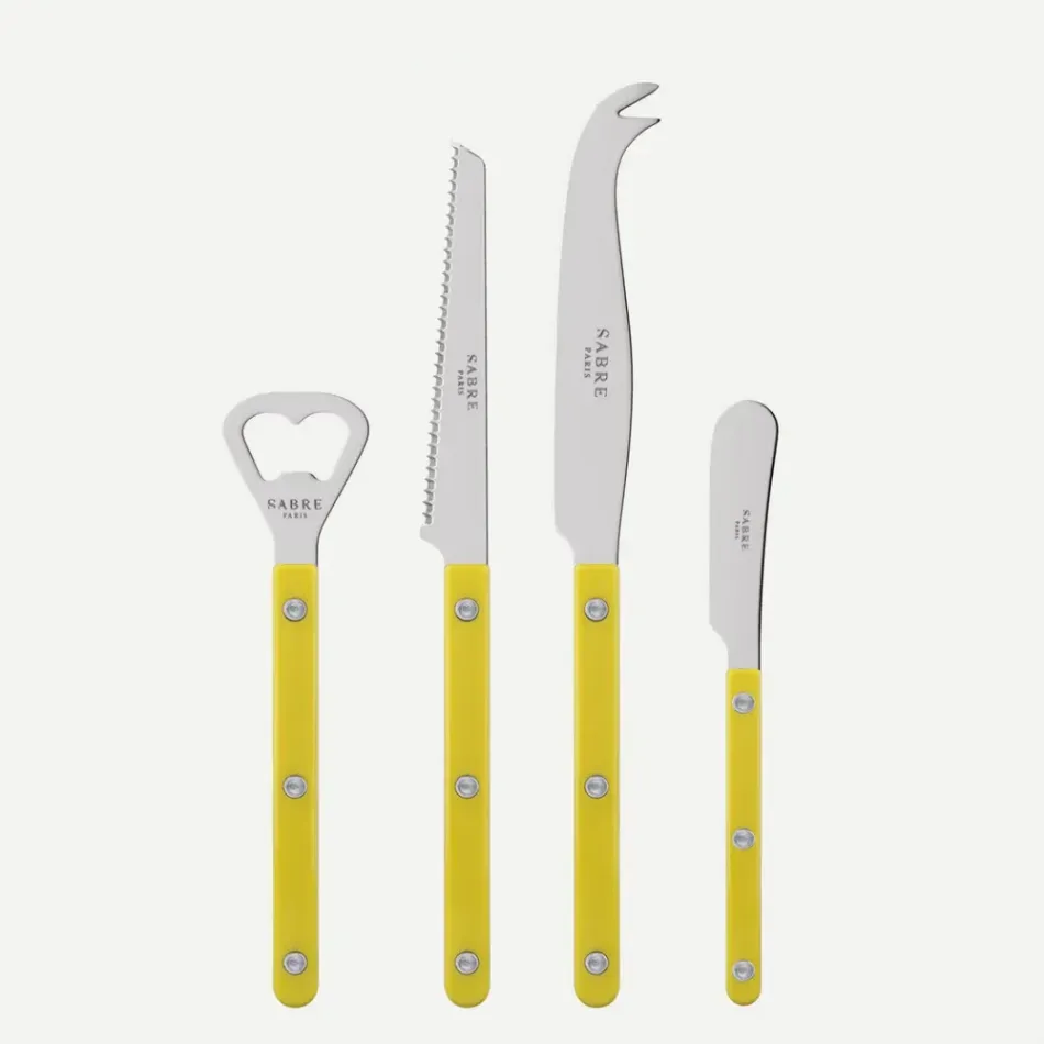 Bistrot Solid Yellow Bistrot Aperitif Set