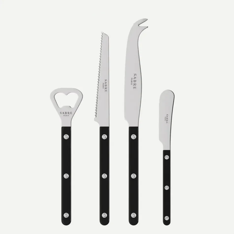 Bistrot Solid Black Bistrot Aperitif Set
