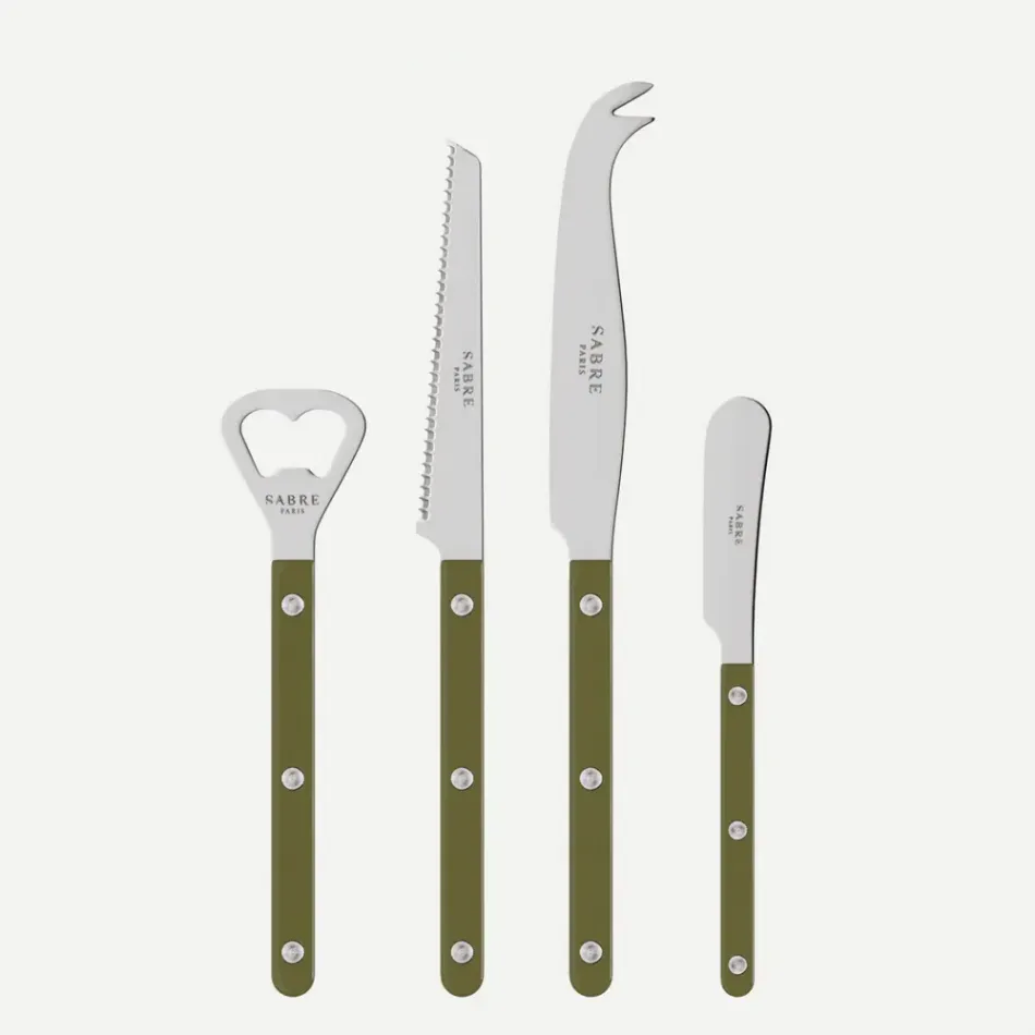 Bistrot Solid Green Fern Bistrot Aperitif Set