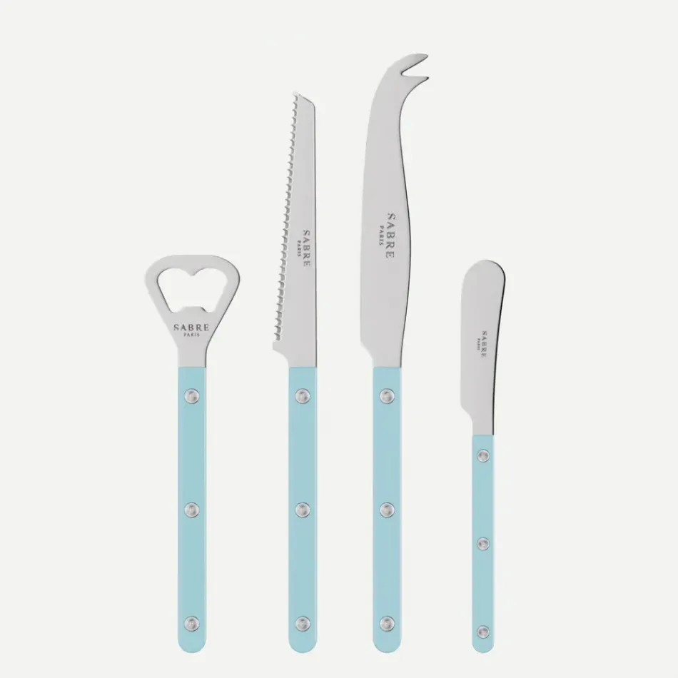 Bistrot Solid Pastel Blue Bistrot Aperitif Set