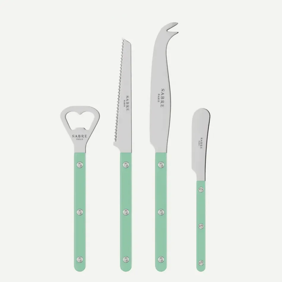 Bistrot Solid Pastel Green Bistrot Aperitif Set
