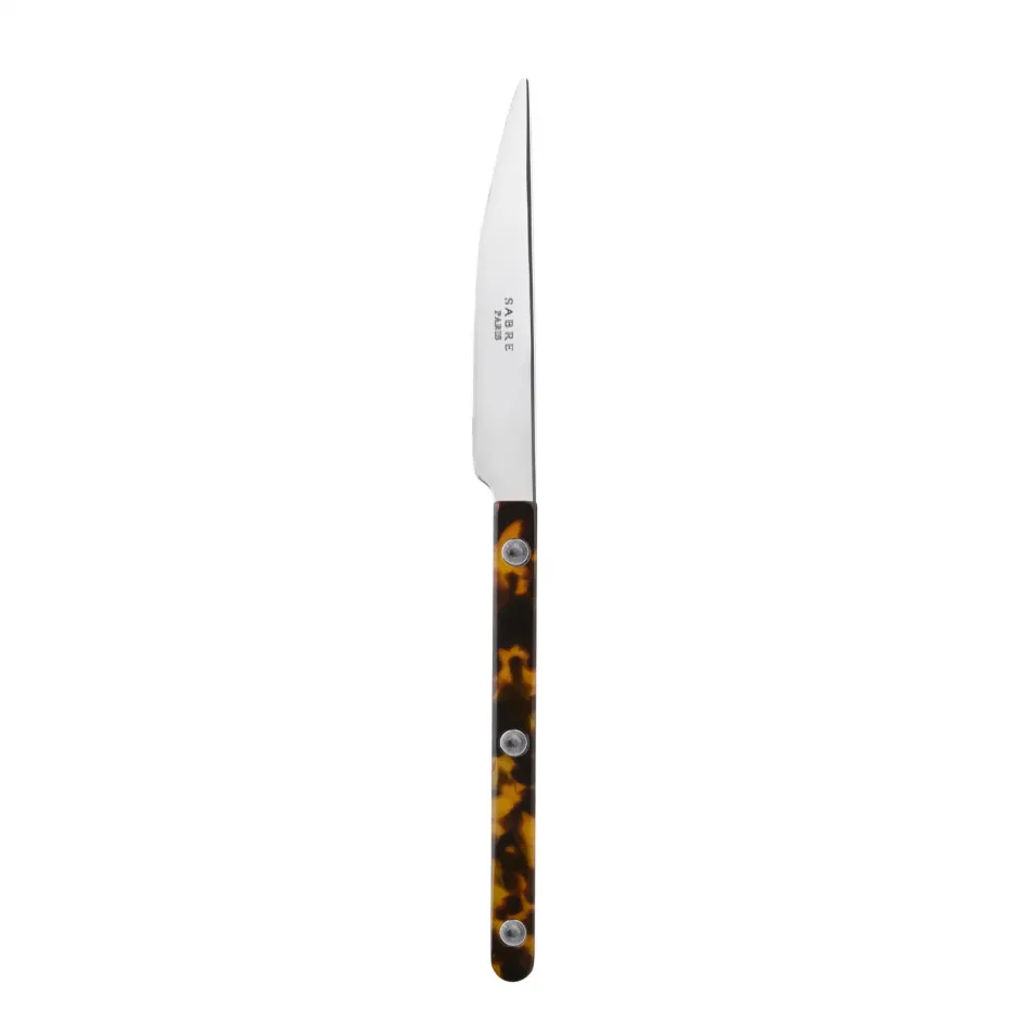 Bistrot Shiny Faux Tortoise Dessert Knife 7.75" 8"