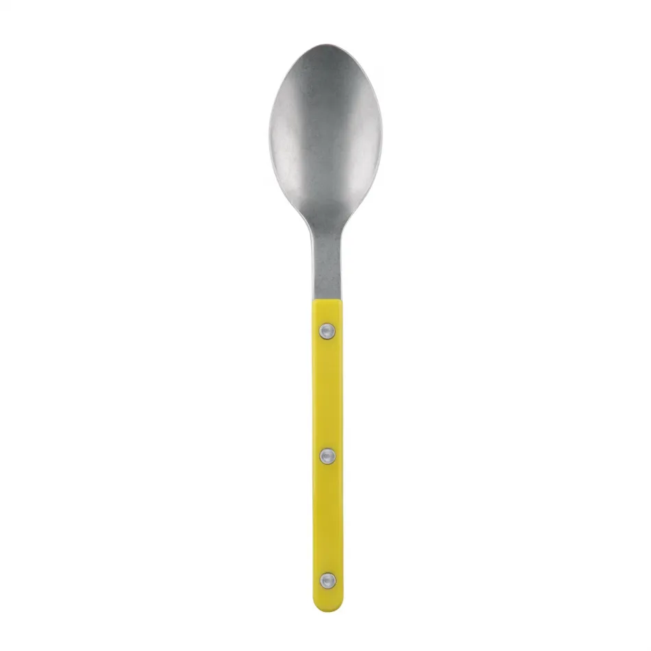 Bistrot Vintage Yellow Soup Spoon 8.5"