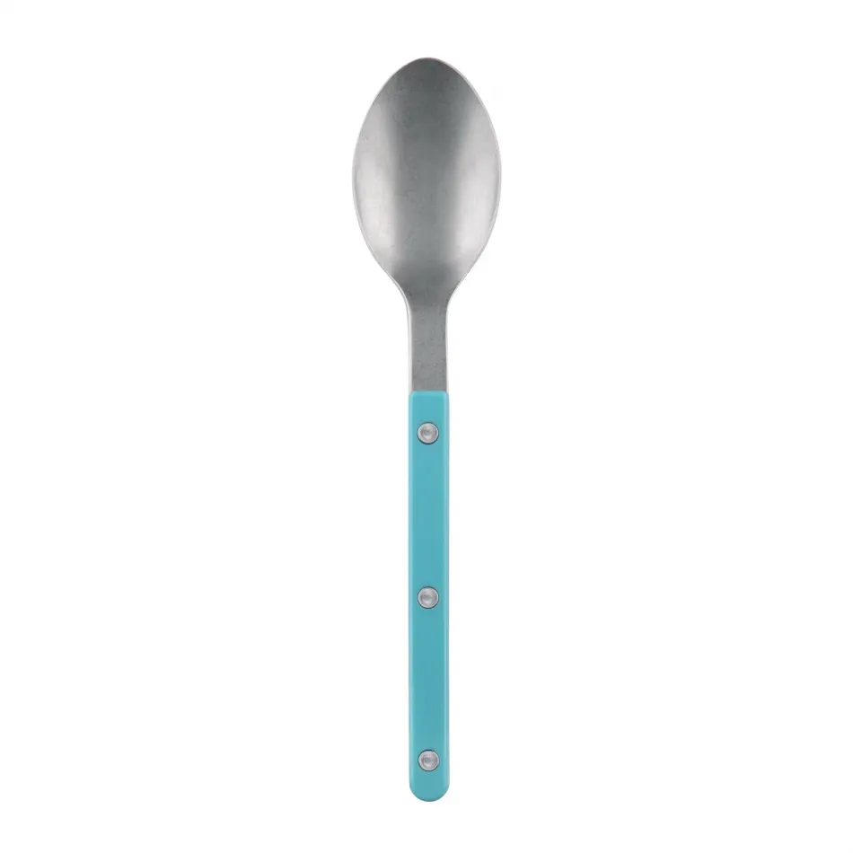 Bistrot Vintage Turquoise Soup Spoon 8.5"