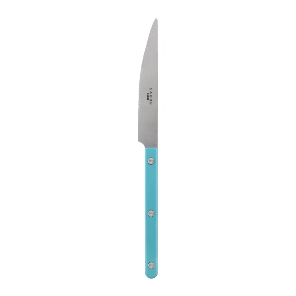 Bistrot Vintage Turquoise Dinner Knife 9.25"