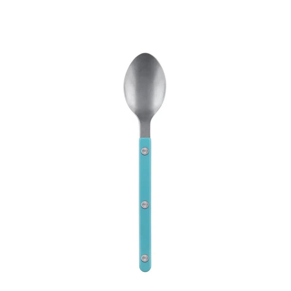 Bistrot Vintage Turquoise Dessert Spoon 7.5"