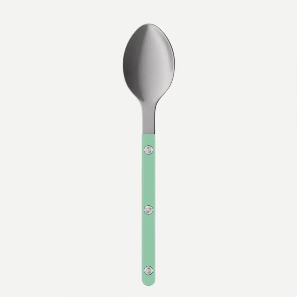 Bistrot Vintage Pastel Green Dessert Spoon 7.5"