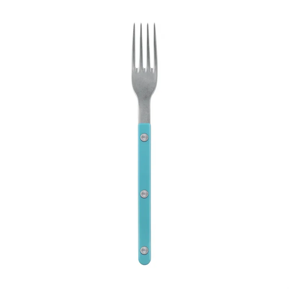 Bistrot Vintage Turquoise Salad Fork 7.5"