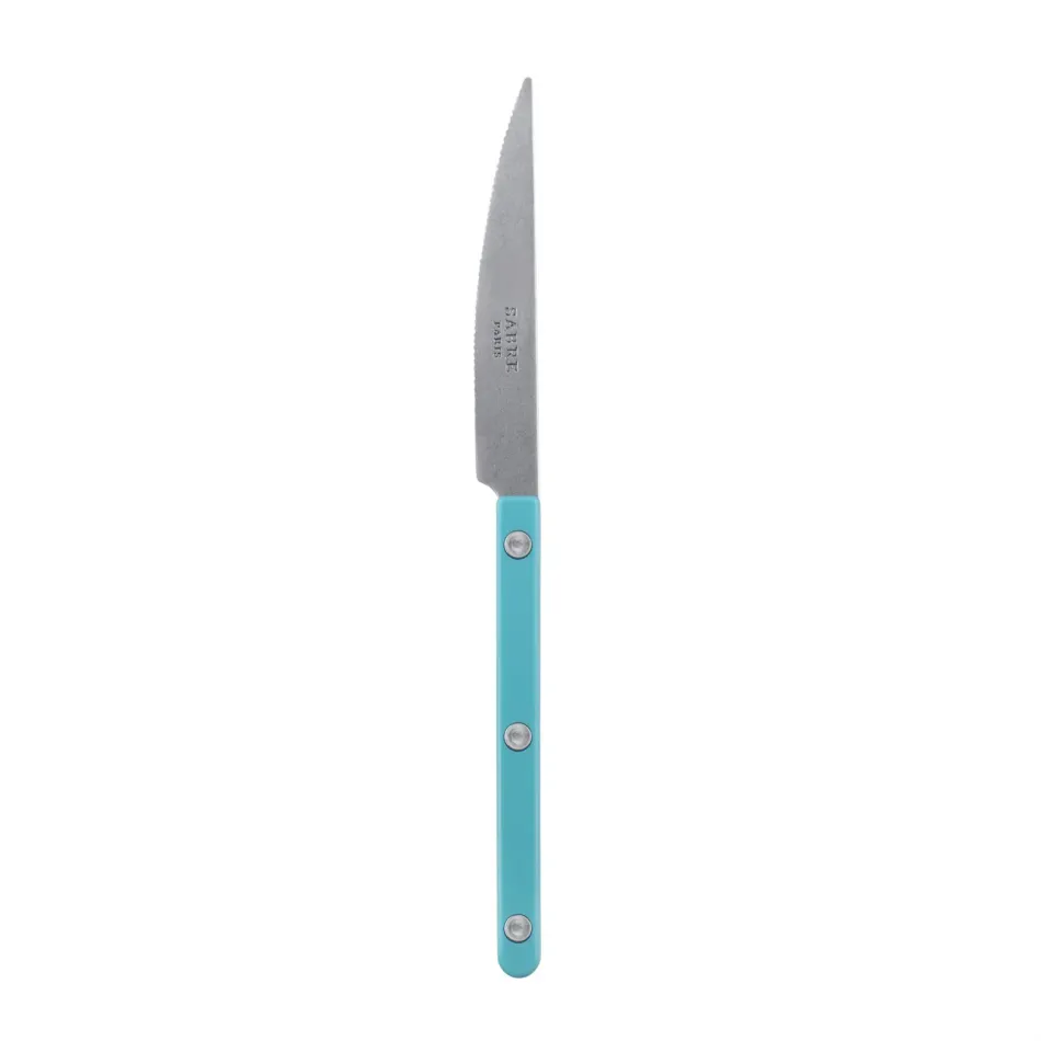 Bistrot Vintage Turquoise Dessert Knife 8"