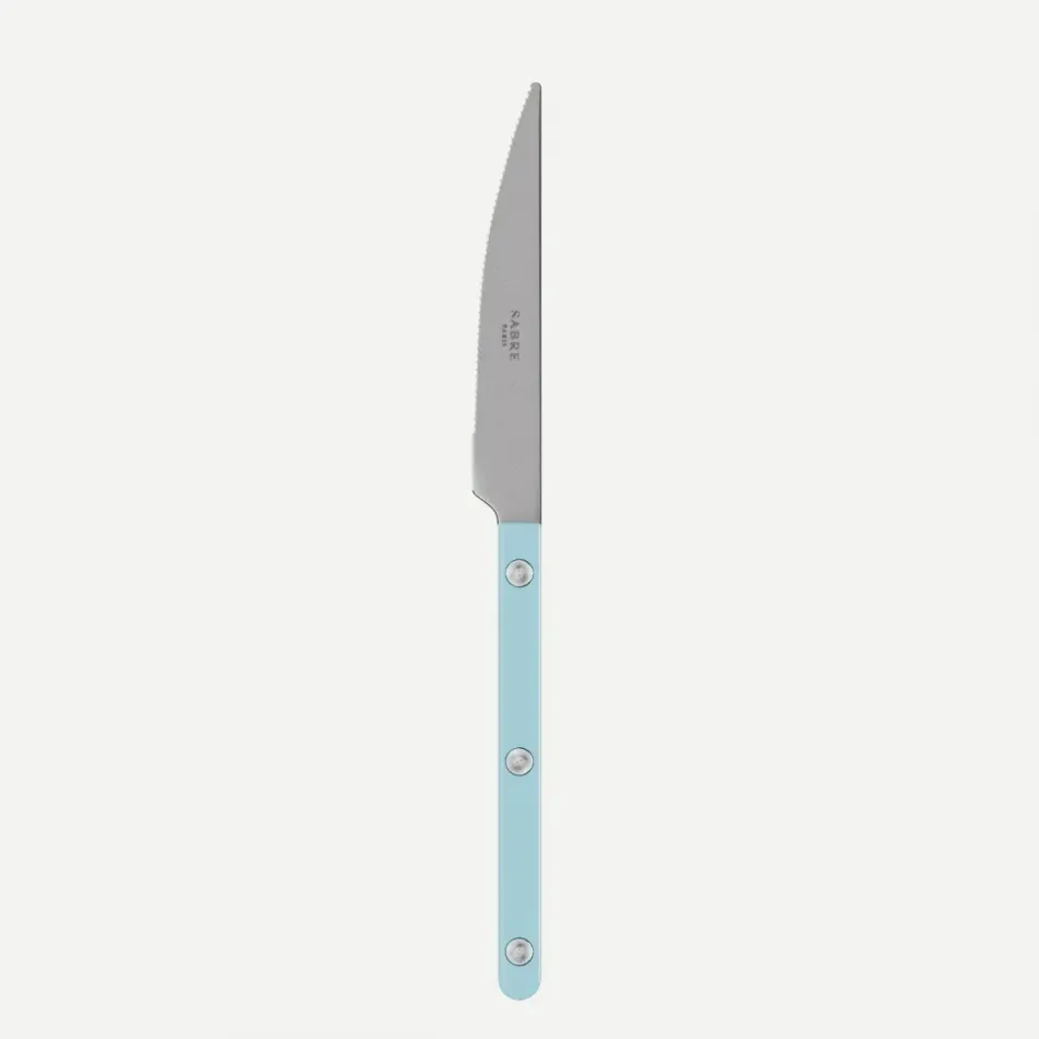 Bistrot Vintage Pastel Blue Dessert Knife 8"