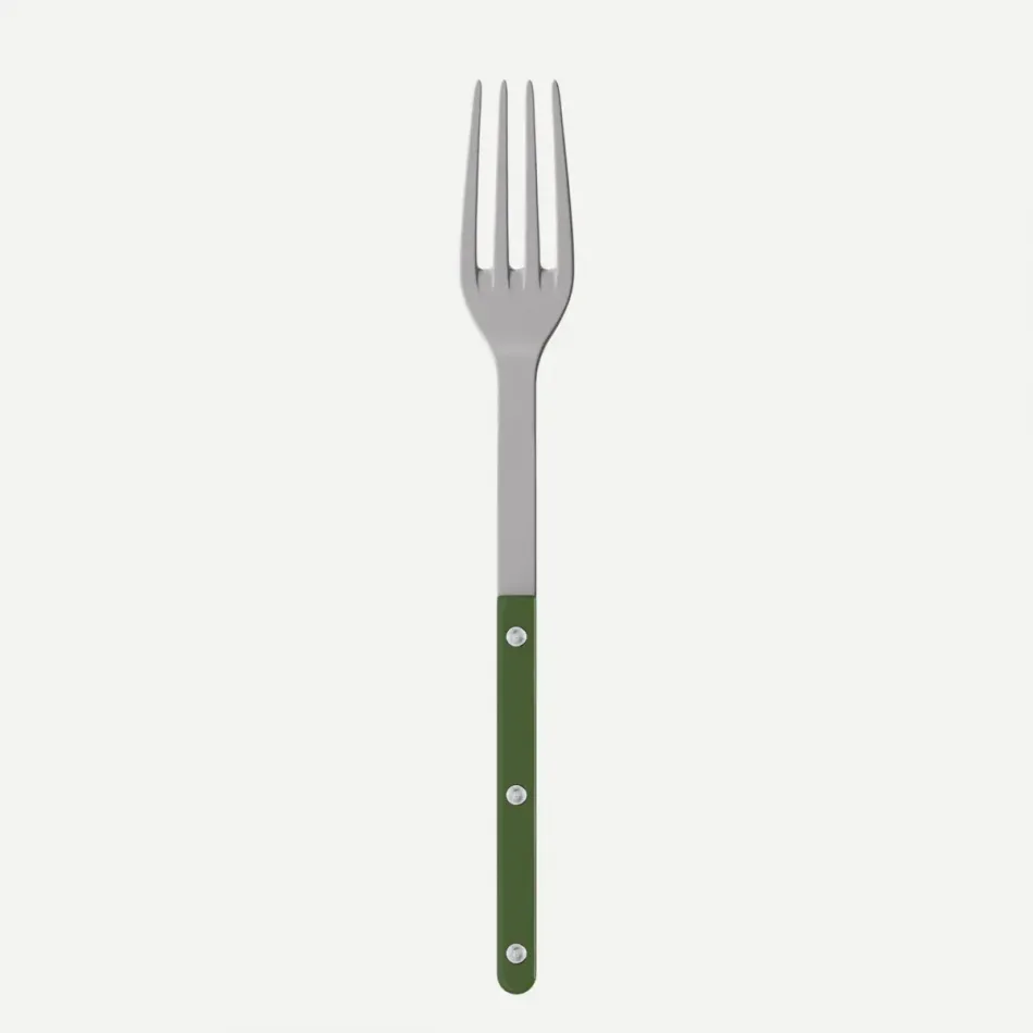 Bistrot Vintage Green Serving Fork 10.25"