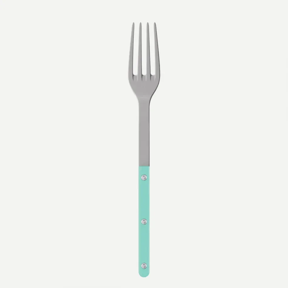 Bistrot Vintage Turquoise Serving Fork 10.25"