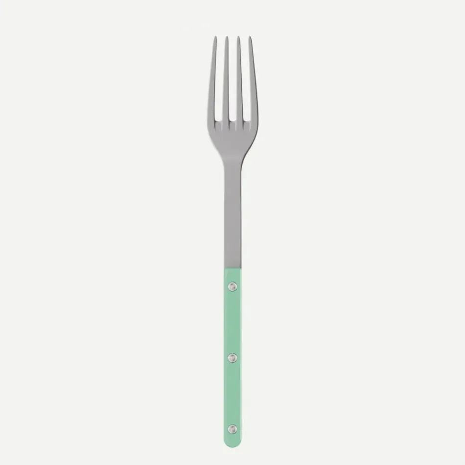 Bistrot Vintage Pastel Green Serving Fork 10.25"