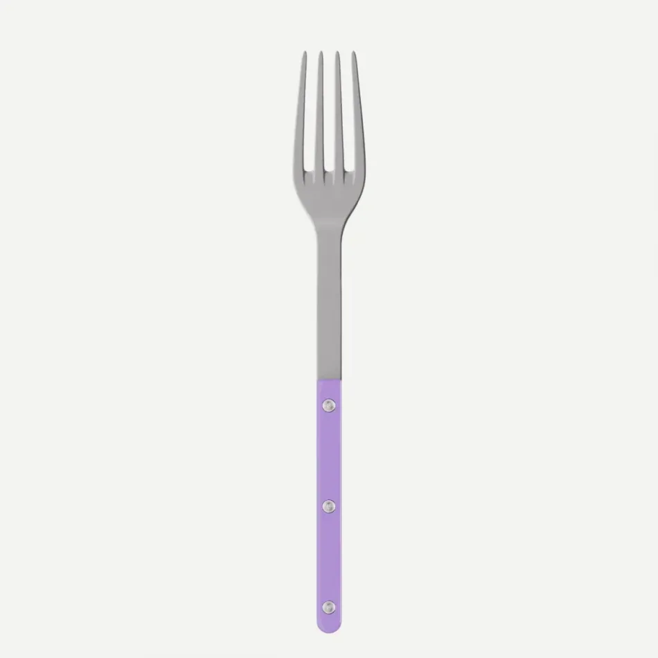 Bistrot Vintage Solid Purple Serving Fork 10"1/4