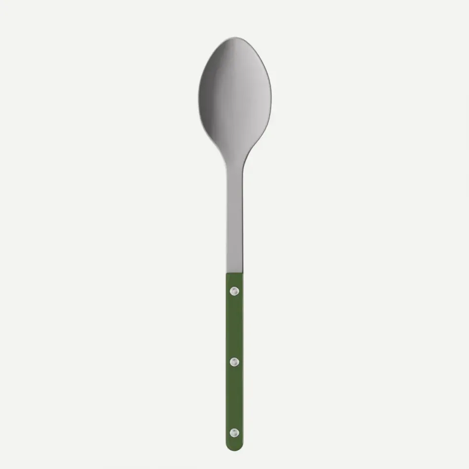 Bistrot Vintage Green Serving Spoon 10.25"
