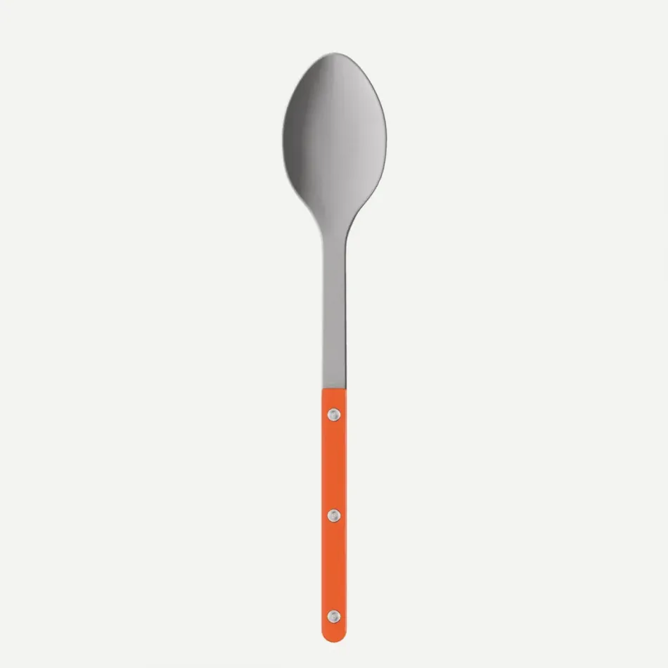 Bistrot Vintage Solid Orange Serving Spoon 10"1/4