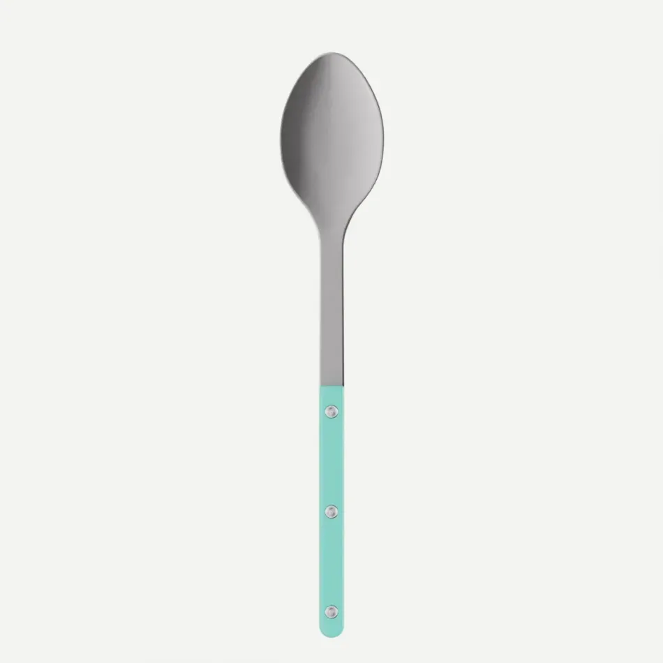Bistrot Vintage Turquoise Serving Spoon 10.25"