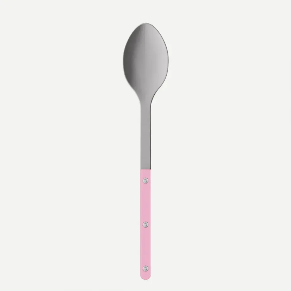 Bistrot Vintage Solid Pink Serving Spoon 10"1/4