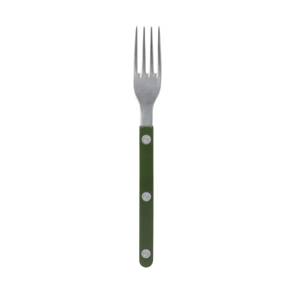 Bistrot Vintage Green Cake Fork 6"