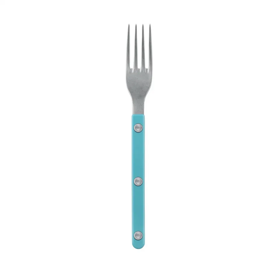 Bistrot Vintage Turquoise Small Fork 6.5"