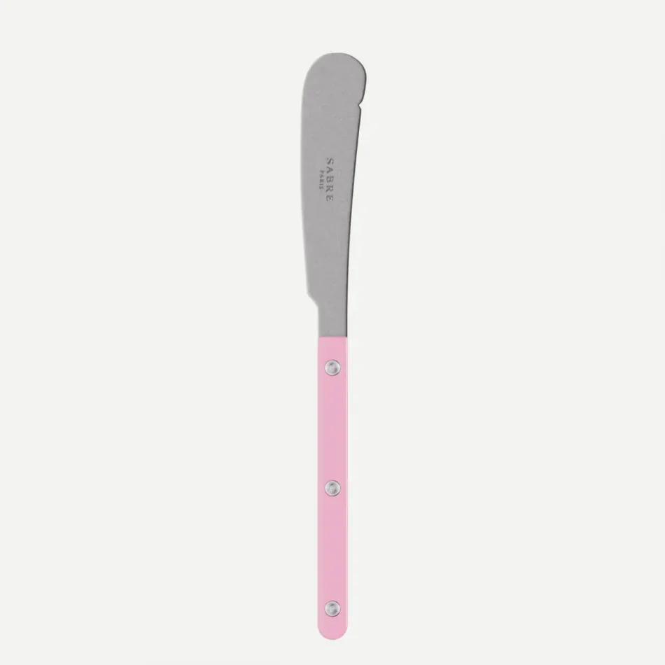 Bistrot Vintage Solid Pink Butter Knife 7"3/4