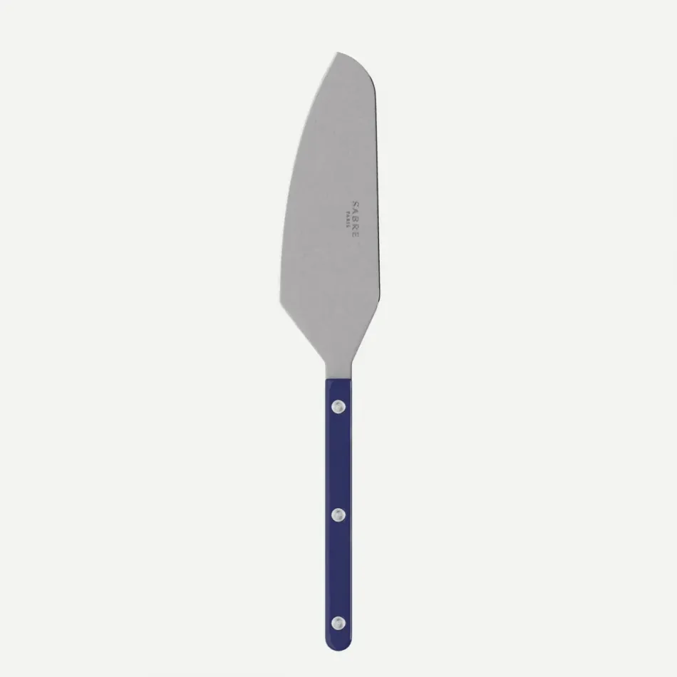 Bistrot Vintage Solid Navy Blue Tart Slicer 10"