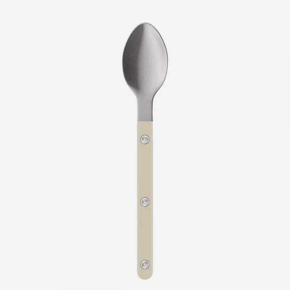 Bistrot Vintage Solid Light Kaki Espresso Spoon 5"1/2
