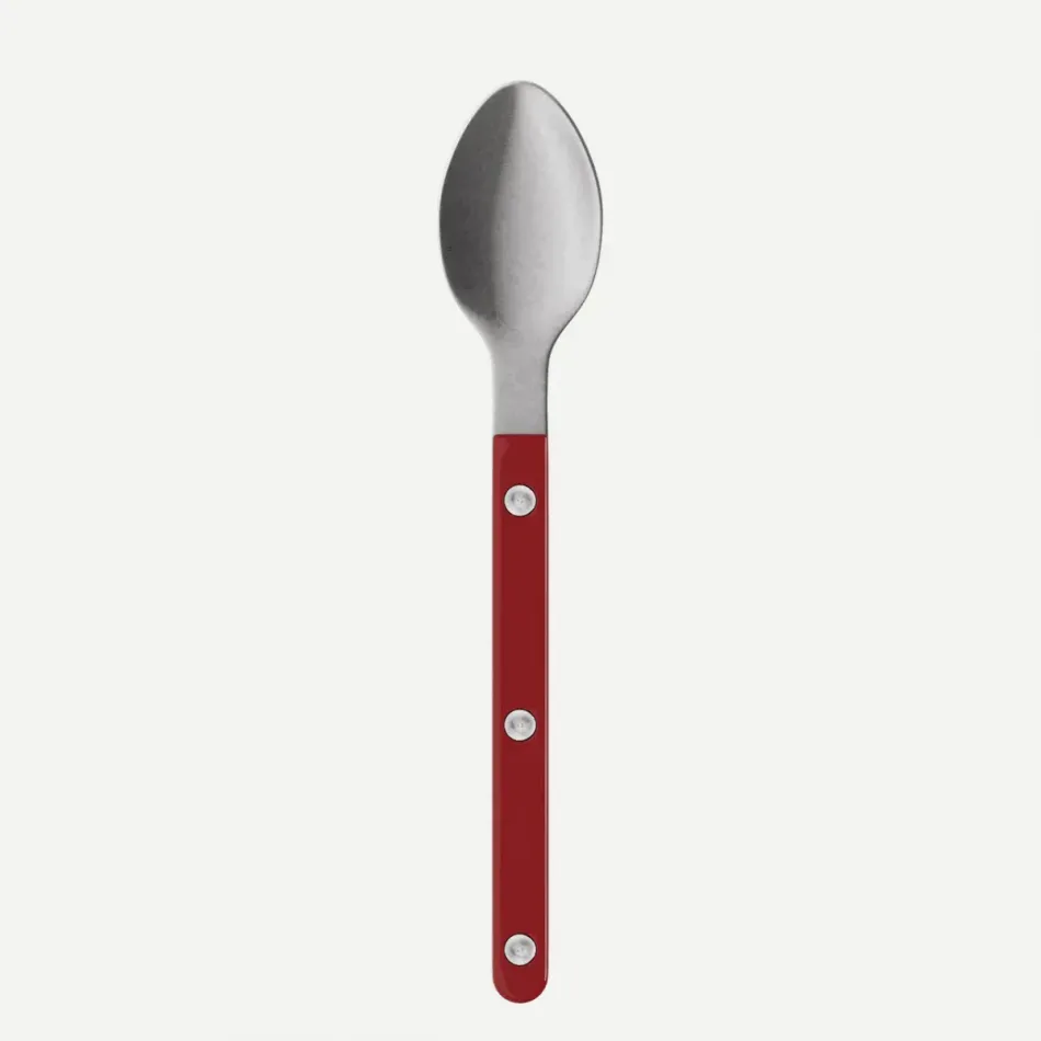 Bistrot Vintage Burgundy Espresso Spoon 5.5"