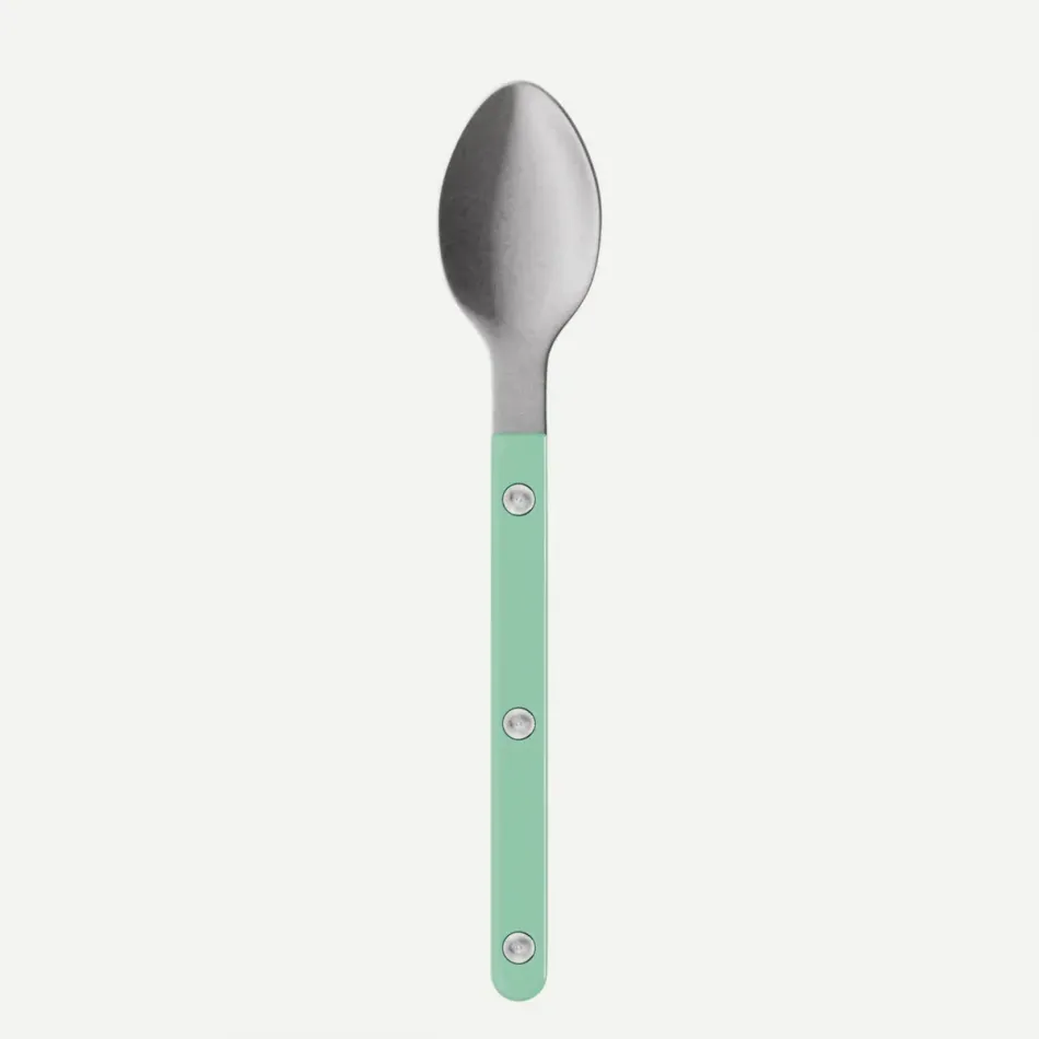 Bistrot Vintage Pastel Green Espresso Spoon 5.5"