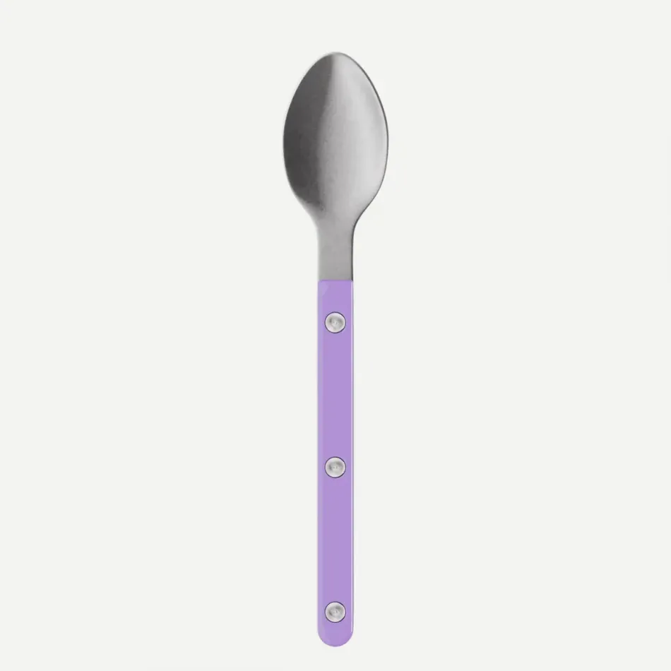 Bistrot Vintage Solid Purple Espresso Spoon 5"1/2