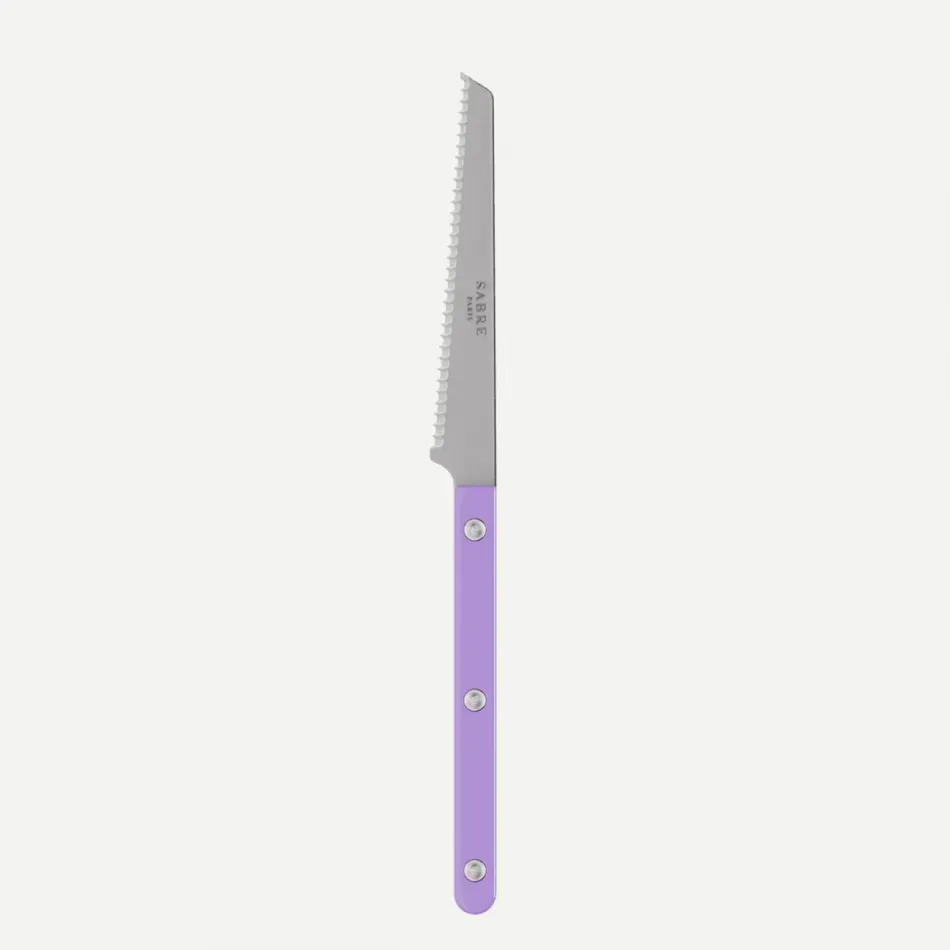 Bistrot Vintage Solid Purple Tomato Knife 8"1/2