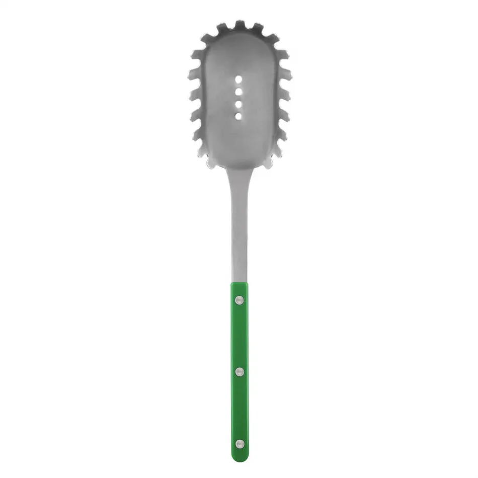 Bistrot Vintage Garden Green Spaghetti Spoon 11.5"