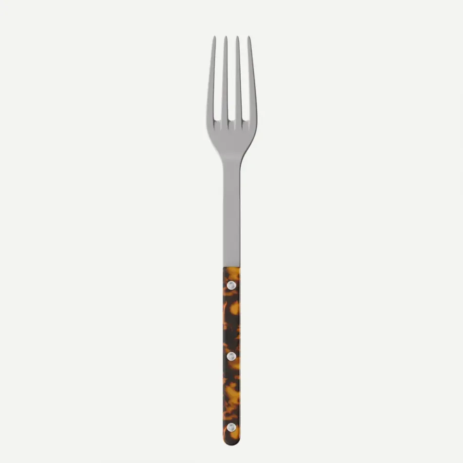 Bistrot Vintage Faux Tortoise Serving Fork 10.25"